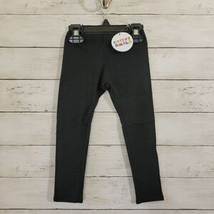 BNWT DOT DOT SMILE LITTLE GIRLS BLACK BUTTERY SOFT LEGGINGS SIZE 2T